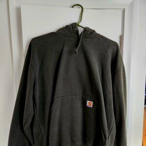 Carhartt Green Hooded Sweatshirt - Large